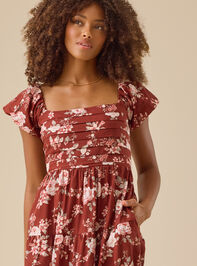 Solanda Floral Maxi Dress Detail 3 - TULLABEE