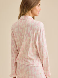 Gloria Christmas Tree Sleep Top Detail 5 - TULLABEE