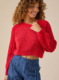 Britton Cable Sweater Detail 3 - TULLABEE