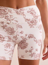 Twirl Toile Patterned Bike Shorts Detail 2 - TULLABEE