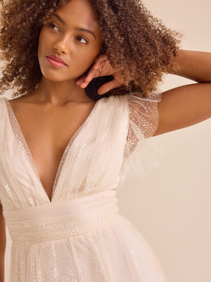 Elina Sequin Maxi Dress - TULLABEE