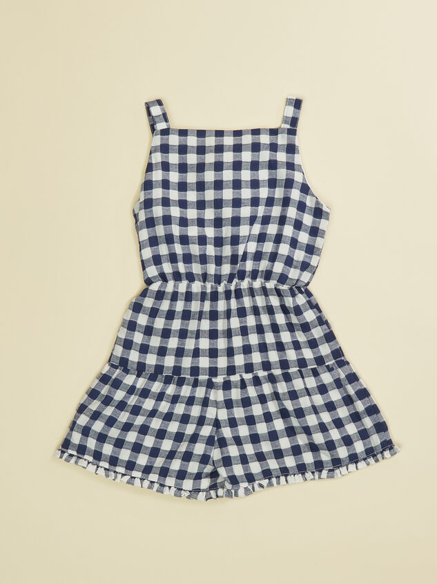 Valeria Gingham Romper by Vignette Detail 2 - TULLABEE