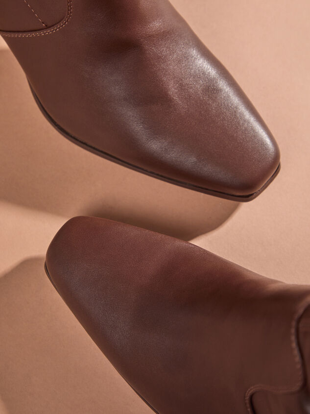 Catherine Tall Suede Stretch Boots Detail 4 - TULLABEE