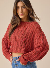 Anya Pointelle Sweater Detail 5 - TULLABEE