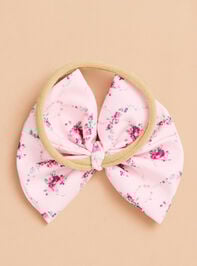 Rose Garden Big Bow Headband Detail 2 - TULLABEE