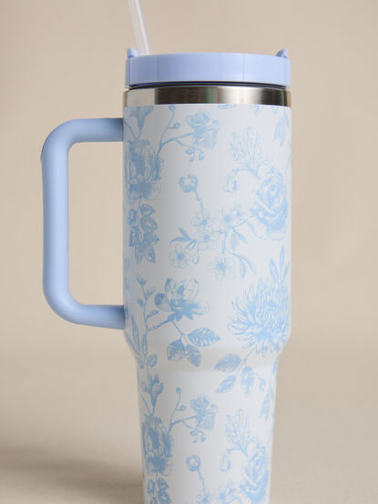 Toile Pattern Tumbler - TULLABEE