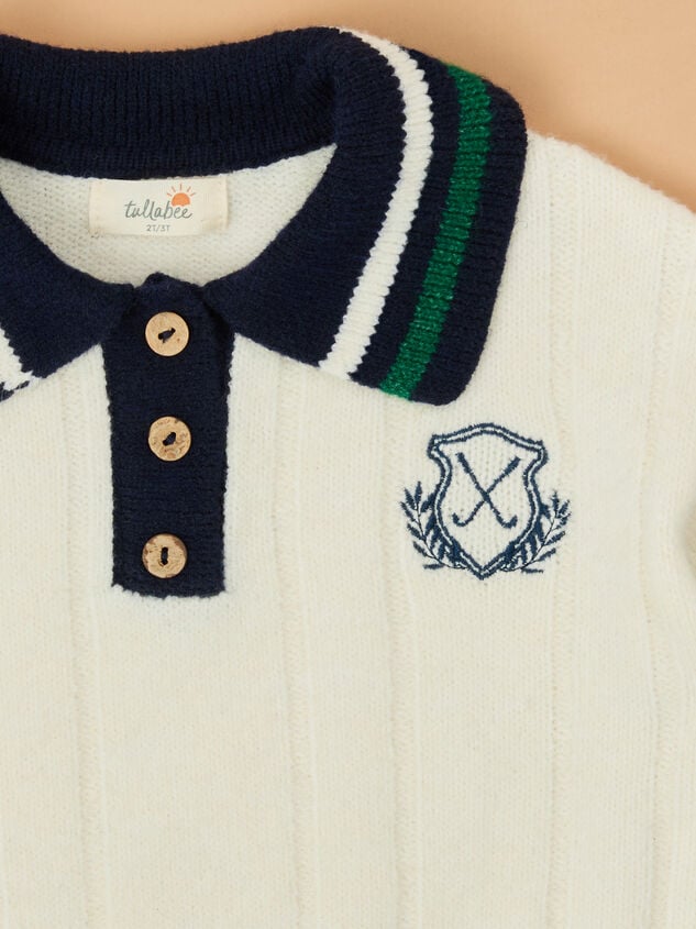 Graham Golf Sweater Detail 3 - TULLABEE