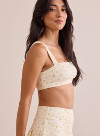 Raise The Bar Floral Sports Bra Detail 3 - TULLABEE