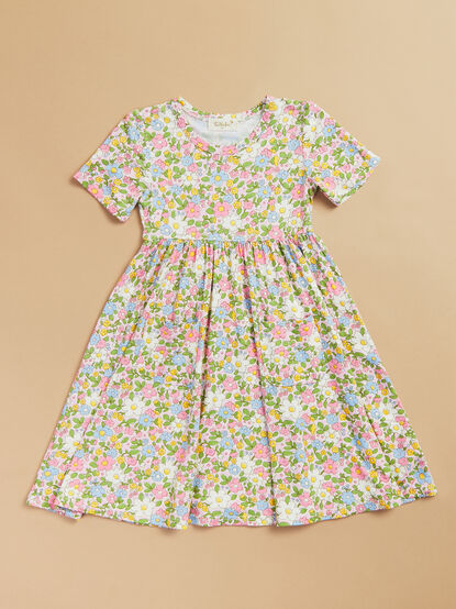 Kendra Floral Twirly Dress - TULLABEE