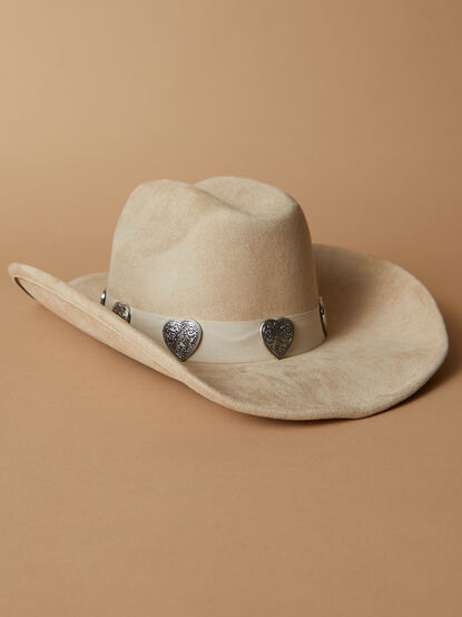Kelly Heart Cowboy Hat - TULLABEE