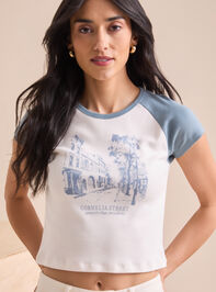 Cornelia Street Baby Tee Detail 2 - TULLABEE