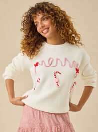 Mama Merry Candy Cane Sweater - TULLABEE