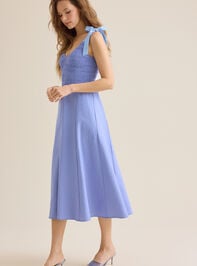 Amylia Striped Maxi Dress Detail 3 - TULLABEE