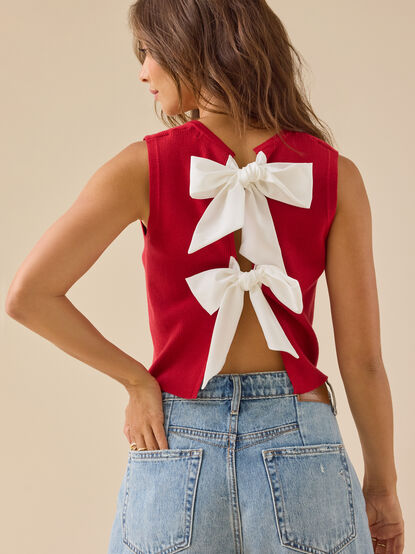 Maisie Bow Back Vest - TULLABEE
