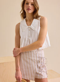 Danny Peter Pan Collar Tank - TULLABEE
