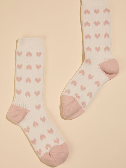 Cozy Heart Sock - TULLABEE