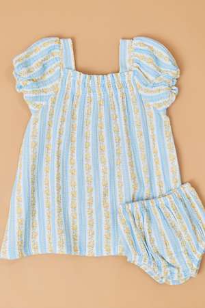 Winnie Mae Stripe Dress & Bloomer Set - Altar'd State - 