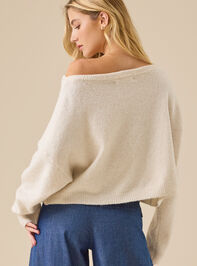 Ainsley Boat Neck Sweater Detail 5 - TULLABEE