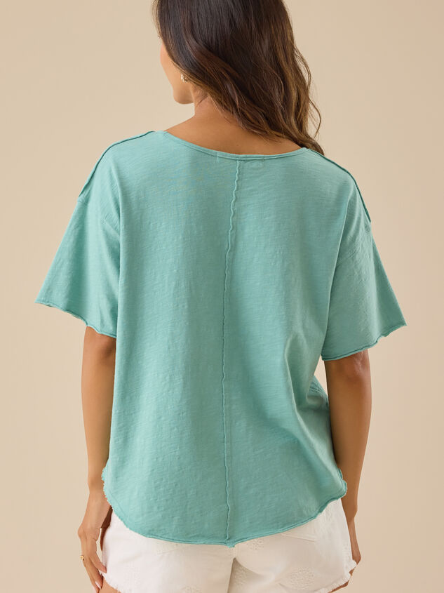 Bailee Basic Tee Detail 5 - TULLABEE
