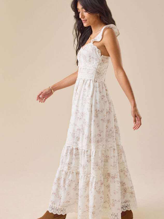 Stella Midi Dress Detail 3 - TULLABEE