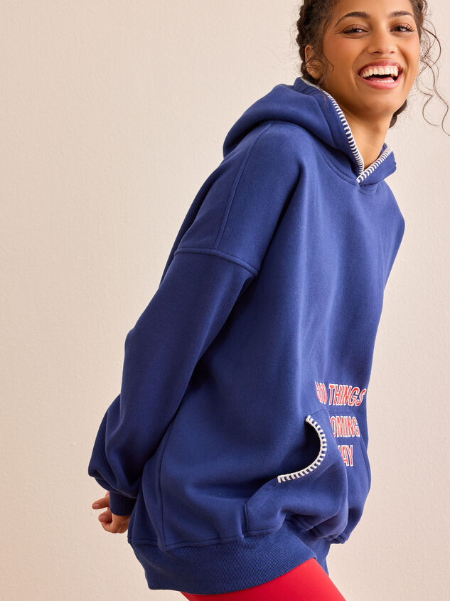 Good Things Are Coming Your Way Hoodie Detail 3 - TULLABEE