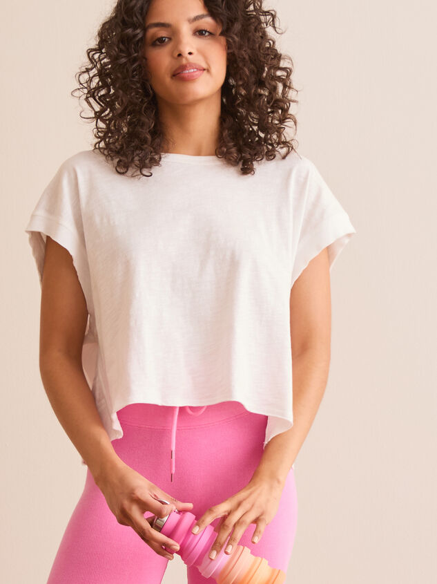 Moonlit Circle Back Tee Detail 3 - TULLABEE