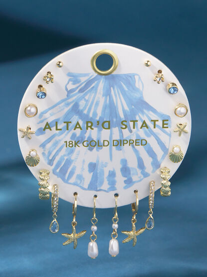 Coastal Breeze Earring Set - TULLABEE