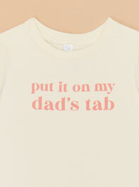 Put it on Dads Tab Tee Shirt - TULLABEE