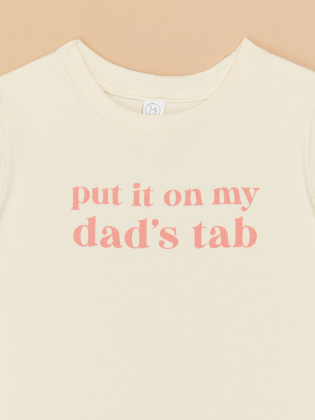 Put it on Dads Tab Tee Shirt - TULLABEE