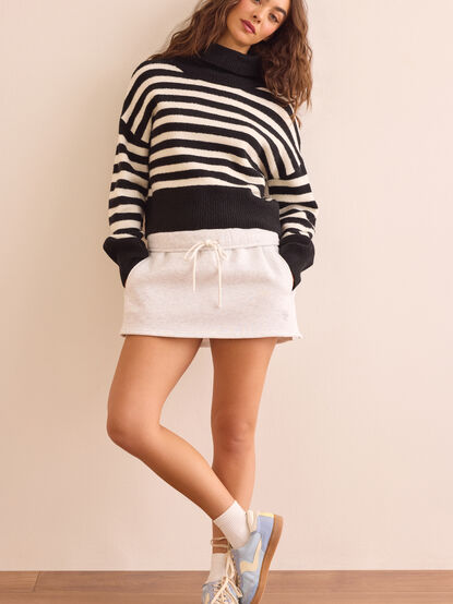True Texture Striped Pullover - TULLABEE