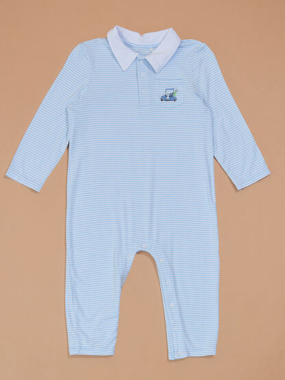 Little Caddy Polo Romper - TULLABEE