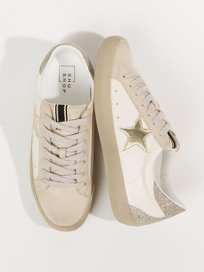 Paula Glitter Star Sneakers - TULLABEE