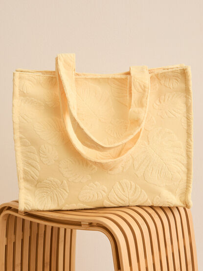Palm Paradise Terry Knit Tote - TULLABEE
