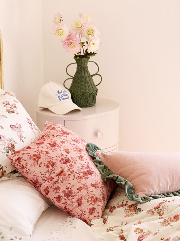 Sabrina Woven Headboard Detail 2 - TULLABEE