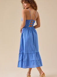 Brooke Tiered Midi Dress Detail 5 - TULLABEE