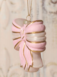 Pink Bow Ornament Detail 2 - TULLABEE
