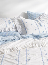 Lyla Cotton Single Sham Detail 3 - TULLABEE
