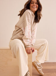 Champ Patchwork Hoodie Detail 2 - TULLABEE