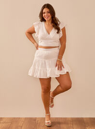 Emma Floral Tiered Mini Skirt - TULLABEE