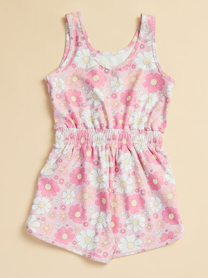 Flower Power Athletic Romper - TULLABEE