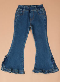 Jilly Ruffle Flare Jeans - TULLABEE