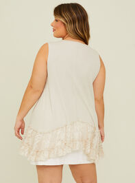 All In Lace Hem Tunic Detail 4 - TULLABEE