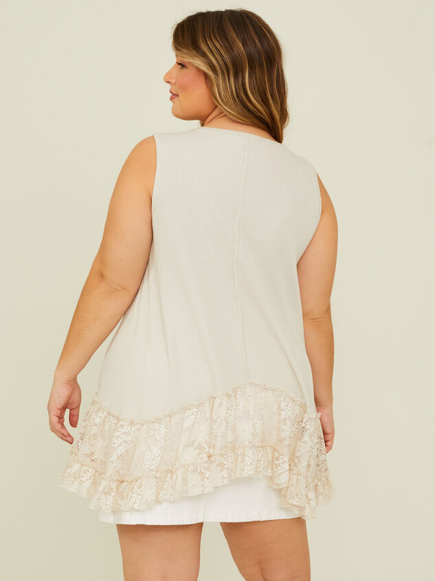 All In Lace Hem Tunic Detail 4 - TULLABEE