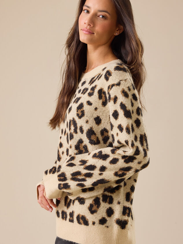 Avril Leopard Sweater Detail 4 - TULLABEE