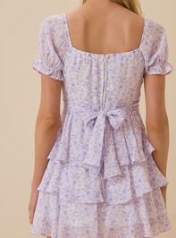 Lavelle Floral Mini Dress Detail 4 - TULLABEE
