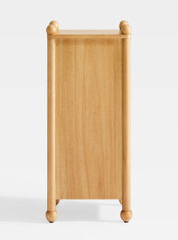 Mariposa Narrow Wood Nightstand Detail 4 - TULLABEE