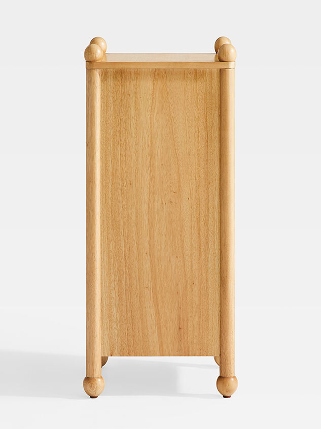 Mariposa Narrow Wood Nightstand Detail 4 - TULLABEE