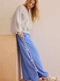 Go Further Wide Leg Bow Pants - TULLABEE