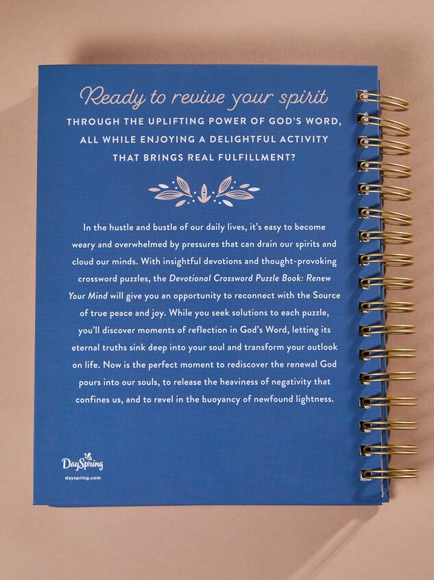 Renew Your Mind Devotional Crossword Puzzle Book Detail 4 - TULLABEE