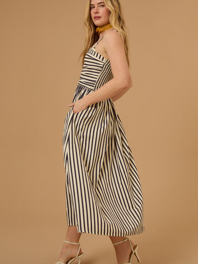 Josey Stripe Maxi Dress Detail 6 - TULLABEE